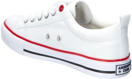 AMERICAN CLUB LH15 PRZEWIEWNE SOLIDNE ORYGINALNE TRAMPKI TENISÓWKI WHITE 38 - zdjęcie 3