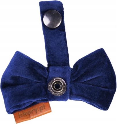 Muszka dla szczeniaka kotka pieska Chihuahua mucha Na Obrożę 15 mm Xs welur 1761319809 - zdjęcie 2