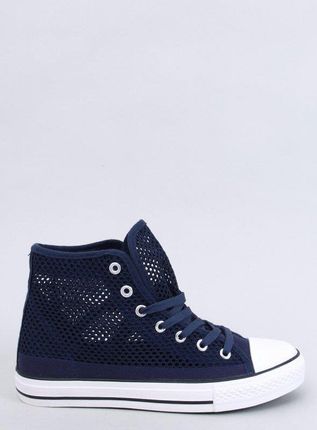 Ażurowe trampki za kostkę MOUSSE NAVY 36 - zdjęcie 3