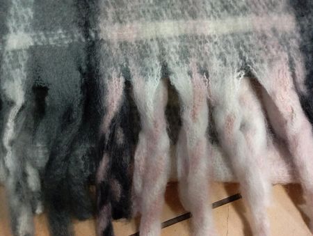 SZALIK SZAL GRUBY Z FRĘDZLAMI MIĘKKI CIEPŁY MIĘKKI DUŻY 200CM VERSOLI - zdjęcie 2