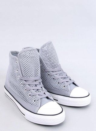 Ażurowe trampki za kostkę MOUSSE GREY 39 - zdjęcie 3