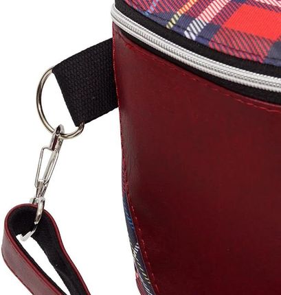 Bordo Kratka Torebka Nerka Damska 2w1 - zdjęcie 3