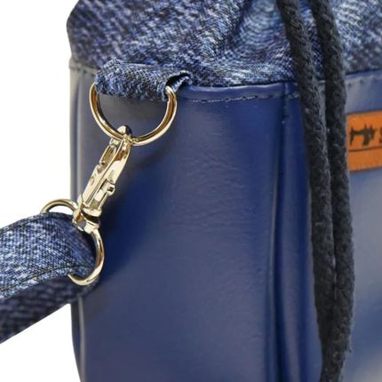 Torebka Jeans Mała Sakiewka - zdjęcie 3