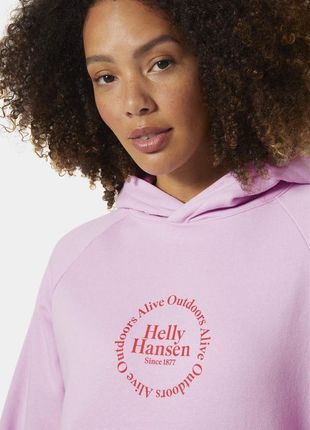 Helly Hansen damska bluza z kapturem W CORE GRAPHIC HOODIE 54239 052 - zdjęcie 2