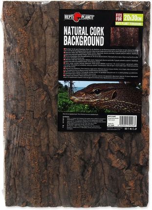 Repti Planet Tło z naturalnego korka 19x27 cm do terrarium o wym. 20 x 30cm 1774805278 - zdjęcie 2