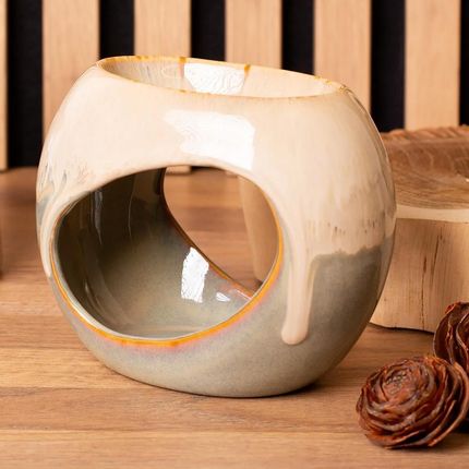 Altom Kominek Zapachowy Porcelanowy 13,5X8X10,5Cm Szary (1701001272) - zdjęcie 2