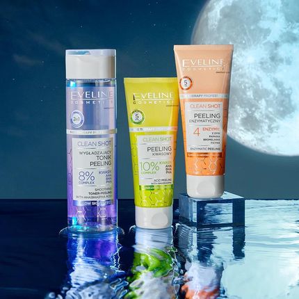 Eveline Cosmetics Clean Shot 4 Enzymes Peeling Enzymatyczny Przeciw Niedoskonałościom Skóry 75ml - zdjęcie 3