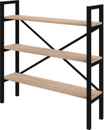 S&W Design Regał Loft Medium Lam 100X60 100X20 D3 Na Książki (Rml300020100D) - zdjęcie 3