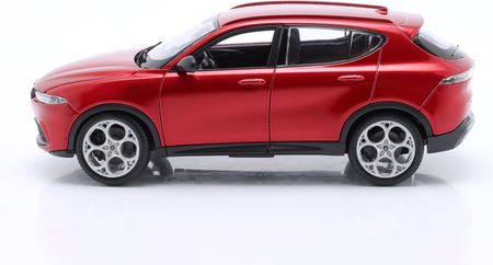 Alfa Romeo Tonale Suv 2022 Bburago 1:24 Czerwony Metalowy Model Samochodu 1774505149 - zdjęcie 3