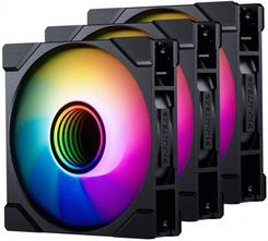 Zdjęcie Zestaw wentylatorów Phanteks M25 Gen2 PWM ARGB Reverse Airflow 120mm, czarny (3 szt) - Dąbrowa Białostocka