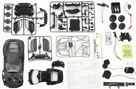 Porsche 911 GT2 Rs 1:18 2,4 GHz Diy Do Składania Zdalnie Sterowany 1771262454 - zdjęcie 2