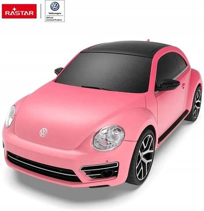 Samochód Zdalnie Sterowany Volkswagen Beetle Auto Rc Rastar Różowe Na Pilot 1735800047 - zdjęcie 2