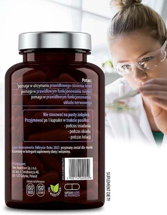 Trec Nutrition Essensey Potas Cytrynian 90kaps. - zdjęcie 2