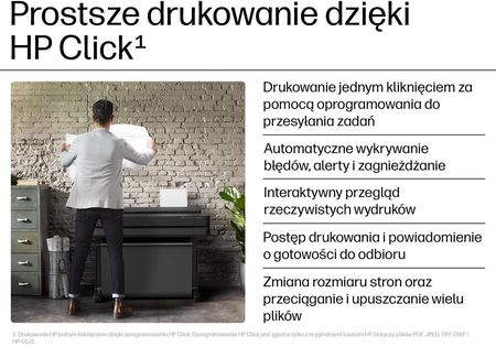 HP DesignJet T650 (5HB10D) - zdjęcie 2