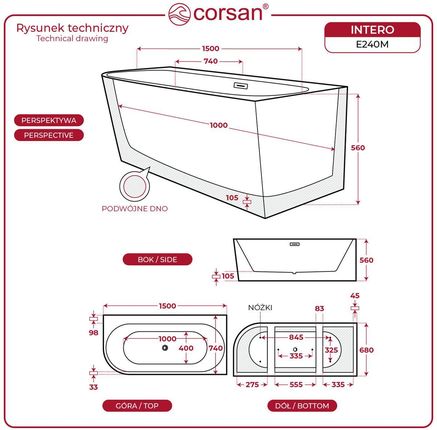 Corsan Intero 150x74 - zdjęcie 5