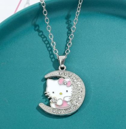 Pinkmelon NASZYJNIK DLA DZIEWCZYNKI HELLO KITTY KOT KOTEK KSIĘŻYC BAJKA - zdjęcie 2