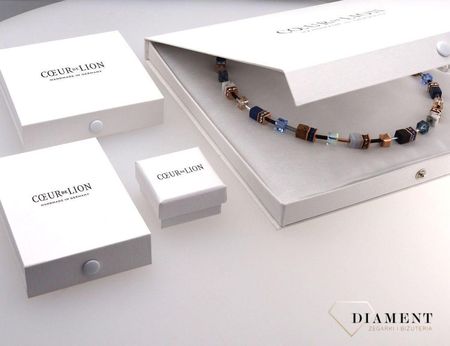 Bransoletka damska Swarovski brązowe kryształy Coeur De Lion - zdjęcie 3