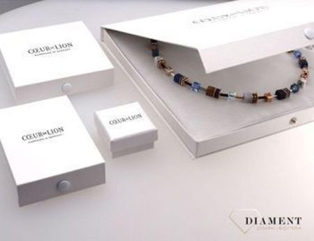 Naszyjnik damski Swarovski Coeur De Lion kryształowe złoto - zdjęcie 2