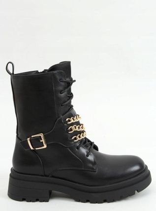 Workery z łańcuszkami WILLY BLACK 39 - zdjęcie 4