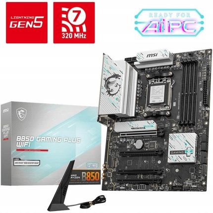 Msi Płyta główna Atx B850 Gaming Plus Wifi AM5 (B850GAMINGPLUSWIFI) - zdjęcie 3