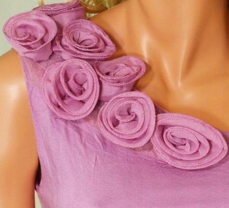 GŁADKA elegancka SUKIENKA z falbanką roz XL/2XL - zdjęcie 3
