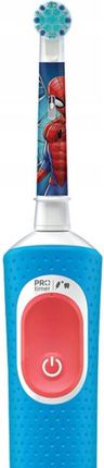 Szczoteczka elektryczna Oral-B Vitality Pro Kids 3+ Spiderman + Końcówki - zdjęcie 3