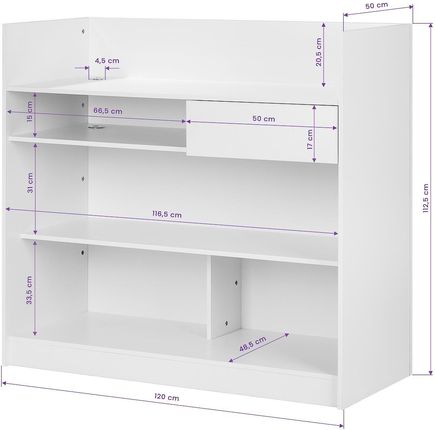 Hair System Recepcja MT-S10 biała - zdjęcie 2