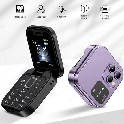 Mtk Bezpieczny Składany Telefon (Na 2 Karty Sim) (TEL_MKT_16) - zdjęcie 6