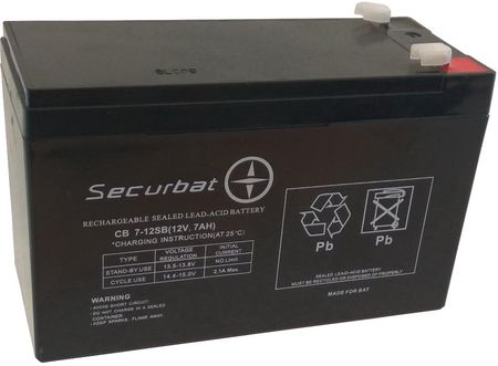 Powerbat Agm Securbat 12V 7Ah - zdjęcie 2