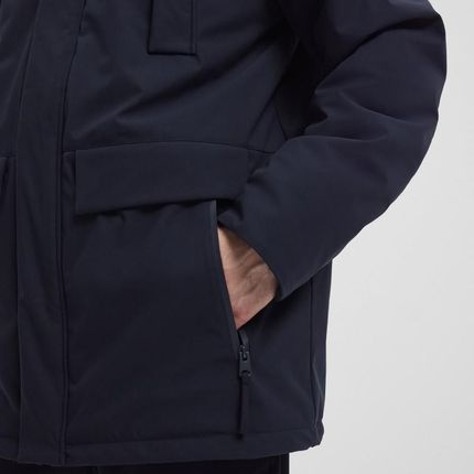 Kurtka parka zimowa North 56°4 granatowa - zdjęcie 3
