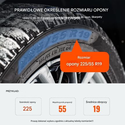 Vevor Łańcuchy Śniegowe 2szt. Ze Stali Stopowej Manganowej 15-18 Cali - zdjęcie 4