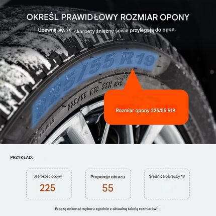 Vevor Łańcuchy Śniegowe 2szt. Ze Stali Stopowej Manganowej 16-17 Cali - zdjęcie 6