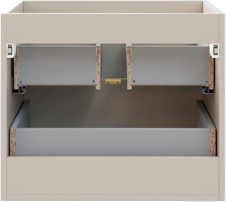 Comad Zestaw Szafka z Umywalką Meblową 60 cm i Słupek Wysoki Dalia Cashmere - zdjęcie 2