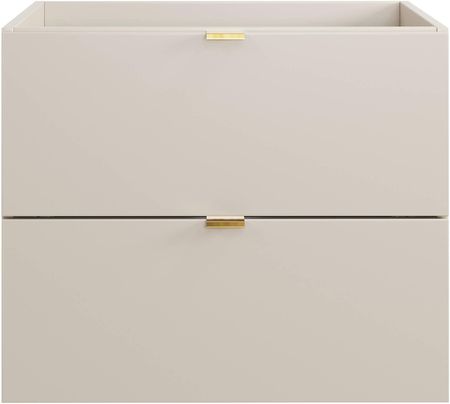 Comad Zestaw Szafka z Umywalką Meblową 60 cm i Słupek Wysoki Dalia Cashmere - zdjęcie 6