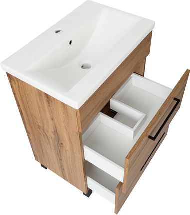 Astor Zestaw Sol Wotan 60 cm Szafka z Umywalką Dąb - zdjęcie 4