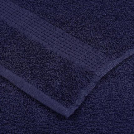 vidaXL Ręczniki Dla Gości 10Szt. Granatowy 30X50Cm Bawełna 100% - zdjęcie 2