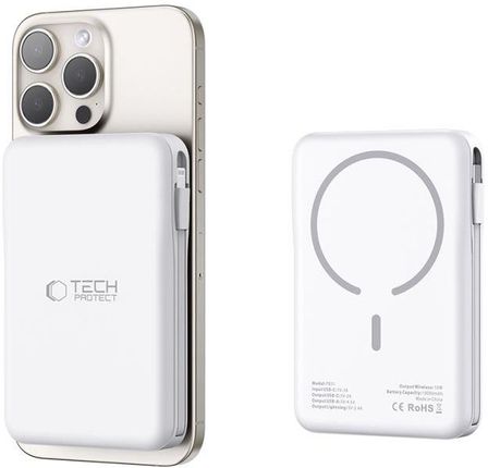 Tech-Protect Tech Protect Pb31 Lifemag Magsafe Power Bank 10000mAh White - zdjęcie 3