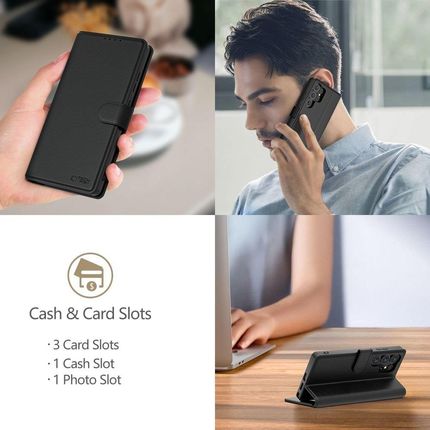 Tech-Protect Wallet Galaxy A36 5G Matte Black - zdjęcie 3