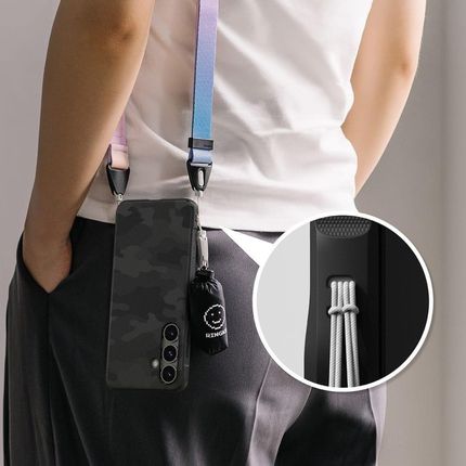 Ringke Etui Onyx Do Galaxy S25 Szaro Czarne Moro - zdjęcie 6