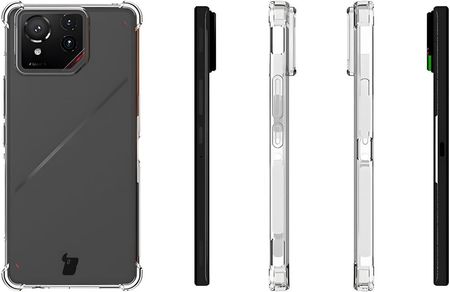 Bizon Elastyczne Etui Case Salpa Do Asus Rog Phone 9 Pro Przezroczyste - zdjęcie 2