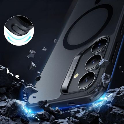 Esr Etui Classic Hybrid Halolock Do Galaxy S25 Plus Magsafe Półprzezroczysto Czarne - zdjęcie 5