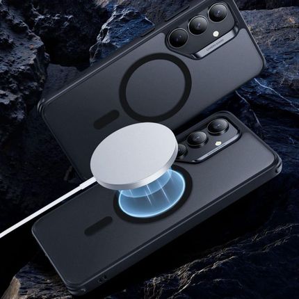 Esr Etui Classic Hybrid Halolock Do Galaxy S25 Plus Magsafe Półprzezroczysto Czarne - zdjęcie 4