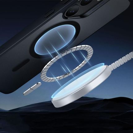 Esr Etui Classic Hybrid Halolock Do Galaxy S25 Plus Magsafe Półprzezroczysto Czarne - zdjęcie 3