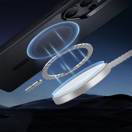 Esr Etui Classic Hybrid Halolock Do Galaxy S25 Ultra Magsafe Półprzezroczysto Czarne - zdjęcie 5