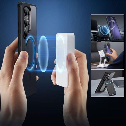Esr Etui Classic Hybrid Halolock Do Galaxy S25 Ultra Magsafe Półprzezroczysto Czarne - zdjęcie 4