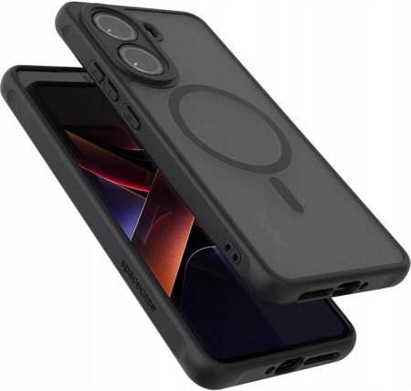 Spacecase Etui Do Poco X7 Pro 5G Hybrid Mag Case Magnetyczne Magsafe Szkło - zdjęcie 6