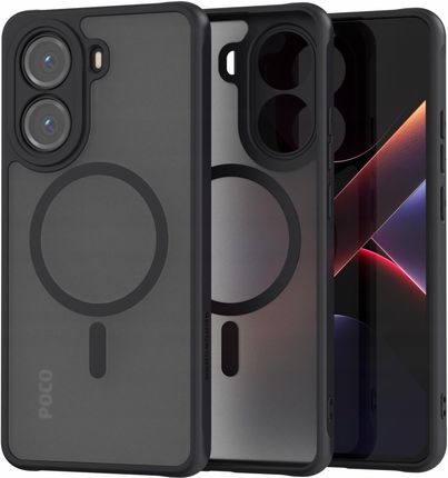 Spacecase Etui Do Poco X7 Pro 5G Hybrid Mag Case Magnetyczne Magsafe Szkło - zdjęcie 2
