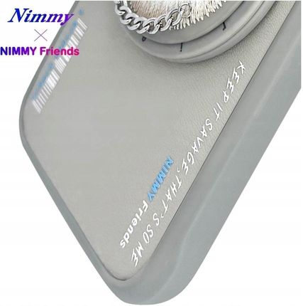 Nimmy Etui Glasses Cool Cat Magsafe Do Apple Iphone 16 Szary - zdjęcie 5