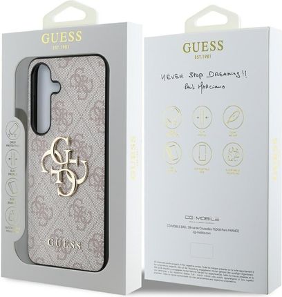 Guess Etui Big 4G Logo Classic Do Samsung Galaxy S25 Różowy - zdjęcie 4