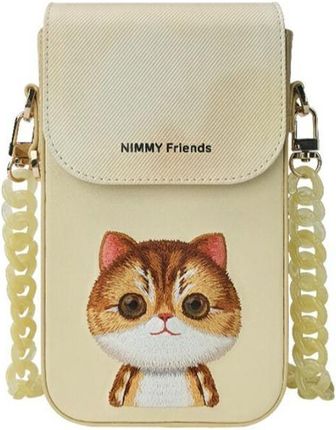 NIMMY Big Eyed Pet 2.0 Cat 3w1 Khaki 3w1 Torebka na telefon + Portfel + Etui na lokalizator - zdjęcie 2